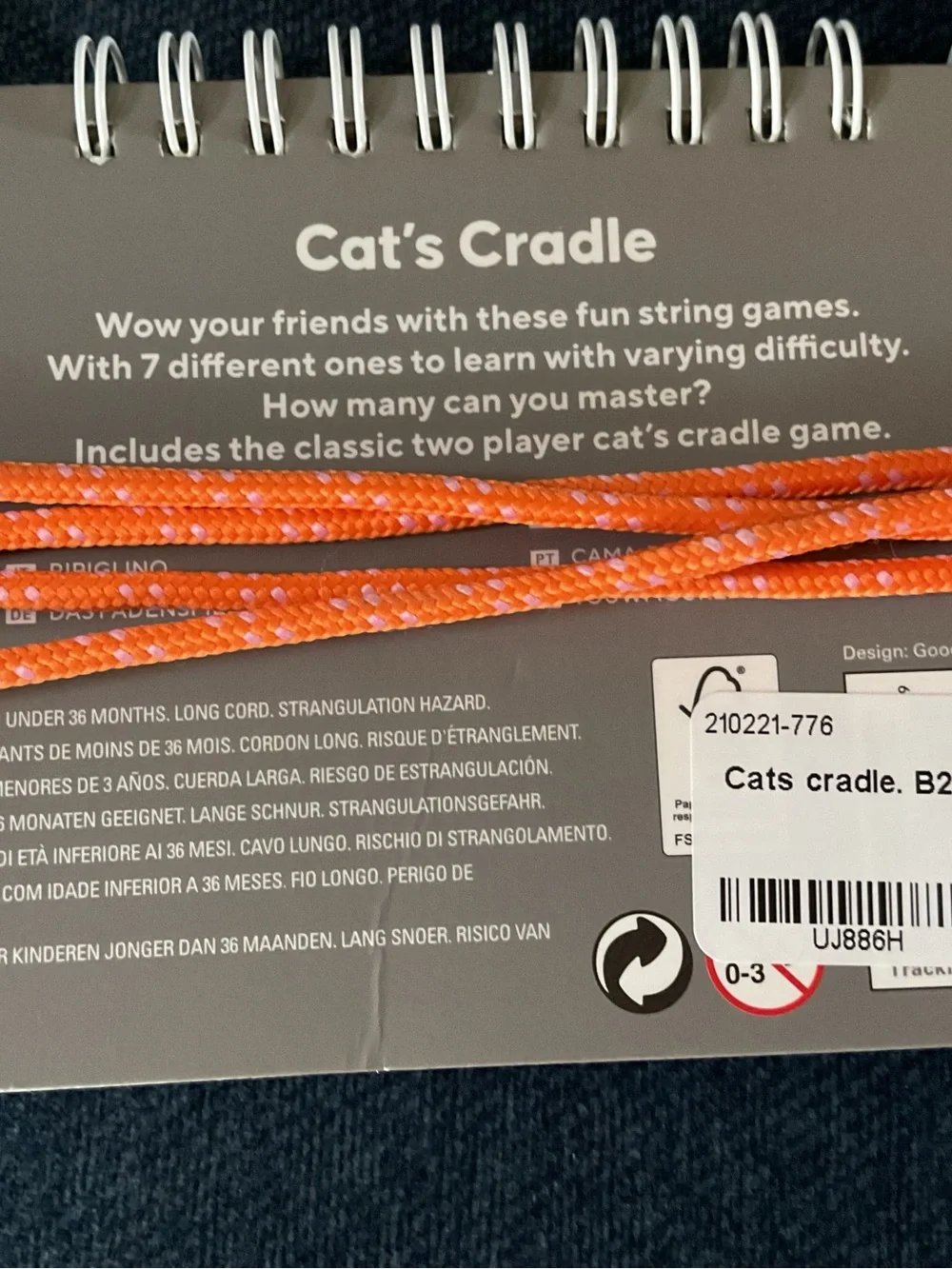 NWT Cat’s Cradle String Games Toy